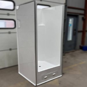 Душова кабіна 80х80 цільнолита